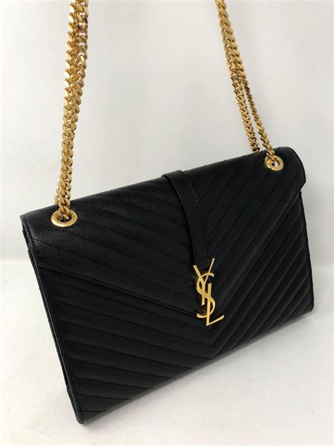 women ysl black purse|YSL black purse price.